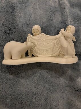 Department 56 Snowbabies Wishing You a Merry Christmas